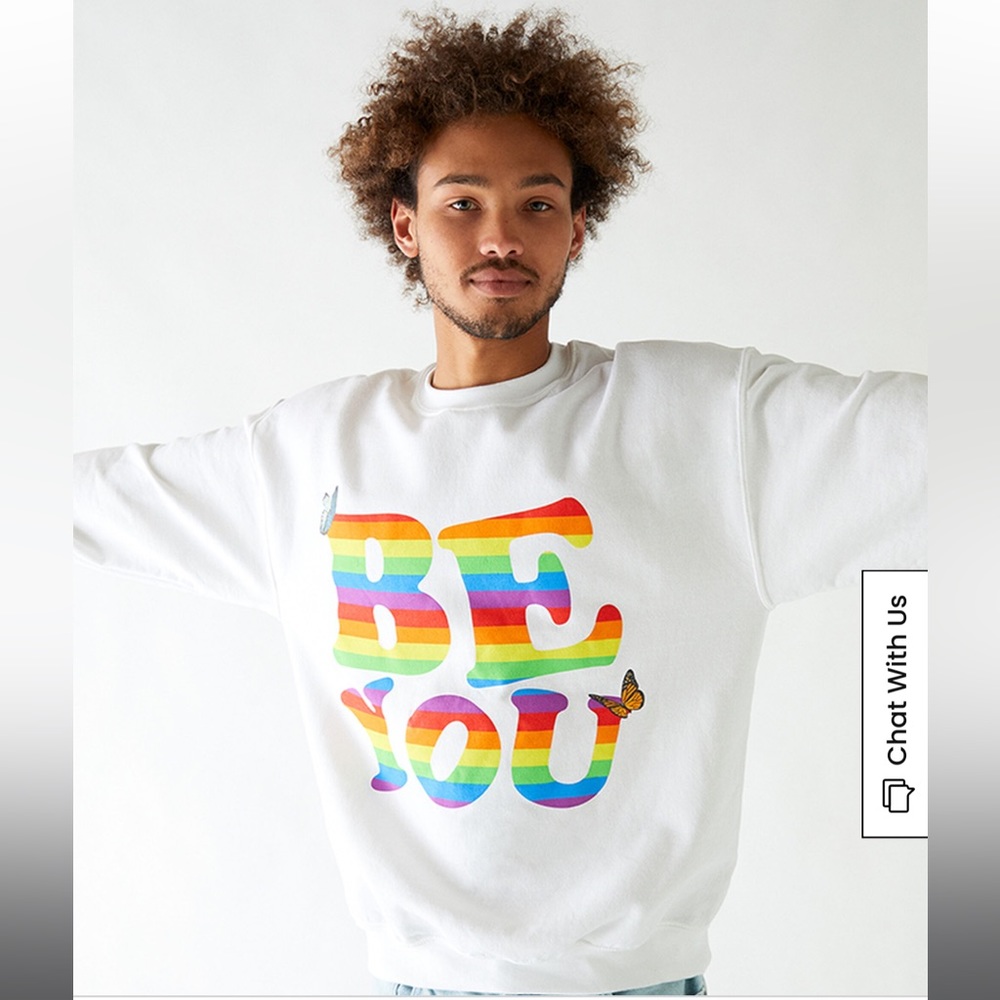 PacSun BE YOU Crew Neck Sweatshirt